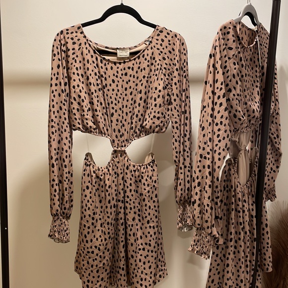 Peach Love California Dresses & Skirts - Cut Out Mini Dress